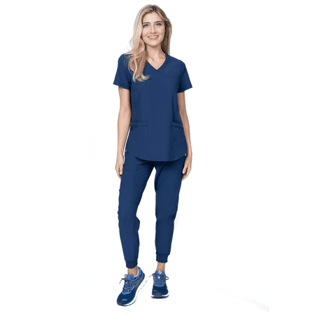 Elements Select ES2956 Women s Mock Wrap Scrub Top and Jogger Scrub Set Navy 2X-Large
Elements Select ES2956 Women s Mock Wrap Scrub Top and Jogger Scrub Set Navy 2X-Large