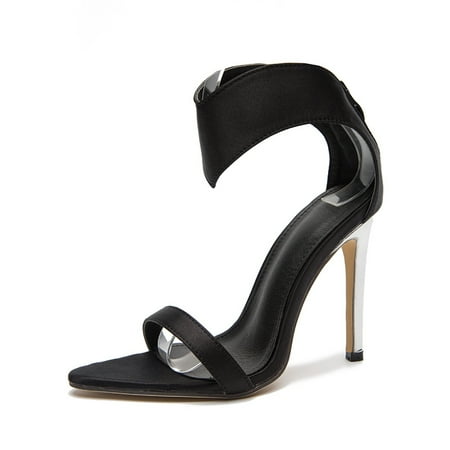 Women‘s Ankle Strap High Heels Stiletto Heeled Open Toe Zipper Sandals Pointed Toe Pumps Prom Shoes
Women‘s Ankle Strap High Heels Stiletto Heeled Open Toe Zipper Sandals Pointed Toe Pumps Prom Shoes