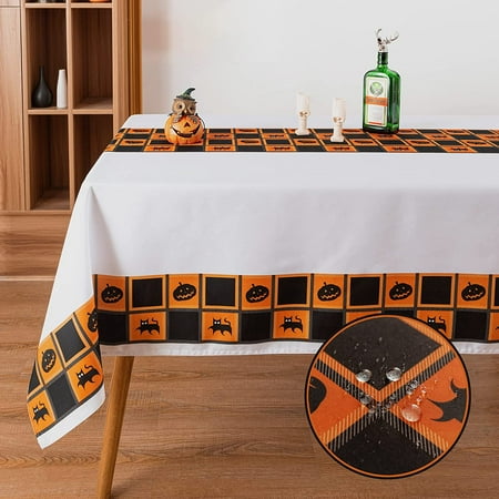 Mindunm Checkered Rectangle Tablecloth for Holiday - Waterproof and Wrinkle Resistant Gingham Table Cloth Decorative Table Cover for Banquet Party Kitchen Dining Room 60 x 84 Inch White
Mindunm Checkered Rectangle Tablecloth for Holiday - Waterproof and Wrinkle Resistant Gingham Table Cloth Decorative Table Cover for Banquet Party Kitchen Dining Room 60 x 84 Inch White