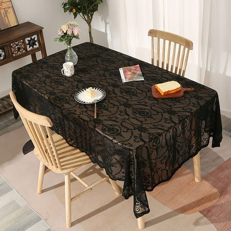 Colisha Tablecloth Washable Tablecloths Home Decor Semi Sheer Table Cover Covers Polyester Dust-proof Decorative Solid Color Black Lantern 55 x 39
Colisha Tablecloth Washable Tablecloths Home Decor Semi Sheer Table Cover Covers Polyester Dust-proof Decorative Solid Color Black Lantern 55 x 39