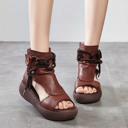 Ykohkofe Fashion Summer Women Sandals Thick Bottom Fish Mouth Casual Roman Style Comfortable
Ykohkofe Fashion Summer Women Sandals Thick Bottom Fish Mouth Casual Roman Style Comfortable