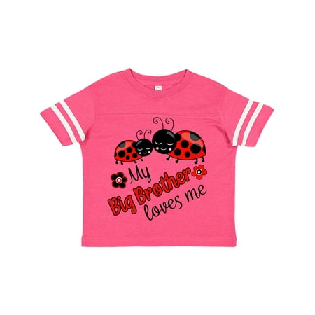 Inktastic My Big Brother Loves Me with Cute Ladybugs Gift Toddler Boy or Toddler Girl T-Shirt
Inktastic My Big Brother Loves Me with Cute Ladybugs Gift Toddler Boy or Toddler Girl T-Shirt