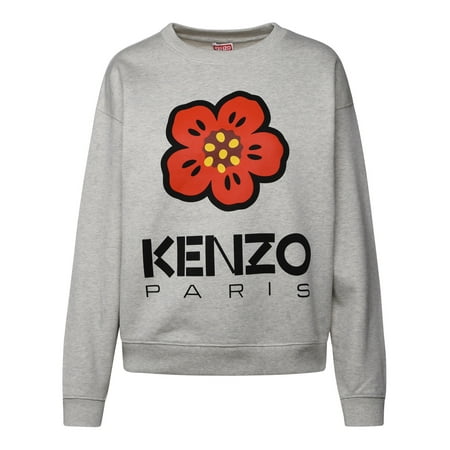 KENZO Woman Felpa In Cotone Grigia