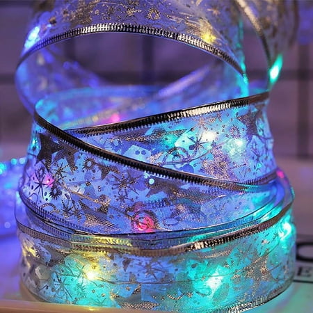 Christmas Ribbon Fairy Lights Christmas Led Lights Double Ribbon String Lights Christmas Tree Decoration Glowing Ribbon Pendant
Christmas Ribbon Fairy Lights Christmas Led Lights Double Ribbon String Lights Christmas Tree Decoration Glowing Ribbon Pendant