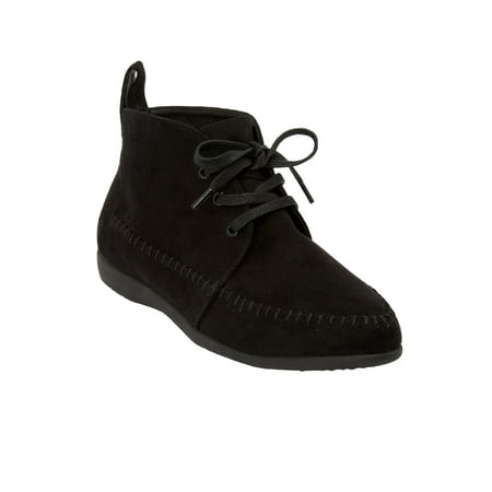 Comfortview Women s Wide Width The Elsa Bootie Lace Up Ankle Boot