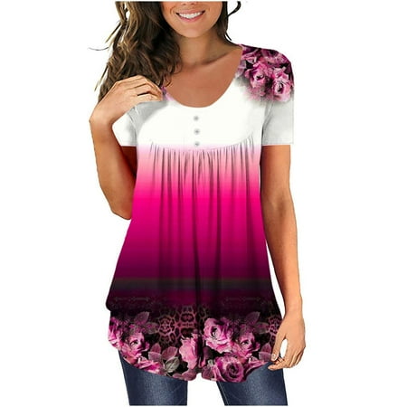 Corset Top Maternity Shirts Women s Shirt Tees Short Sleeve Round Neck T Shirt Floral Print T-shirt Tops Blouse Gift for Women Womens Tank Tops Black Crop Top on Sales Pink L
Corset Top Maternity Shirts Women s Shirt Tees Short Sleeve Round Neck T Shirt Floral Print T-shirt Tops Blouse Gift for Women Womens Tank Tops Black Crop Top on Sales Pink L