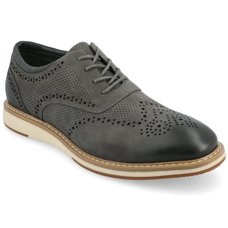Vance Co. Mens Patrick Tru Comfort Foam Lace-up Hybrid Oxford