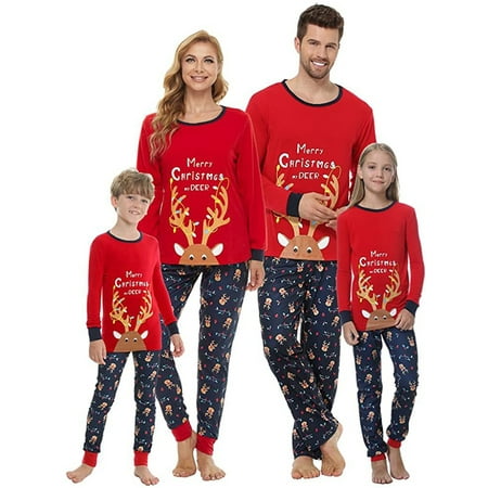 AMILIEe Christmas Pajamas for Family Xmas Elk Reindeer Print Pjs Plaid Holiday Sleepwear
AMILIEe Christmas Pajamas for Family Xmas Elk Reindeer Print Pjs Plaid Holiday Sleepwear