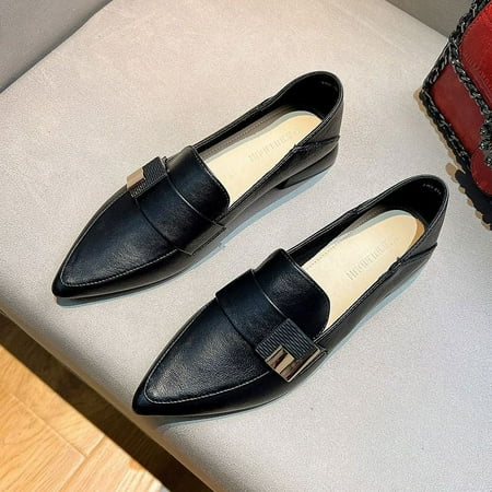 Pointed Soft Not Tired Foot Small Shoes Women‘s Lazy Wear Milk Shoes Thick Heel Low Heel Shallow Mouth Temperament All-Match Single-Pole Shoes
Pointed Soft Not Tired Foot Small Shoes Women‘s Lazy Wear Milk Shoes Thick Heel Low Heel Shallow Mouth Temperament All-Match Single-Pole Shoes