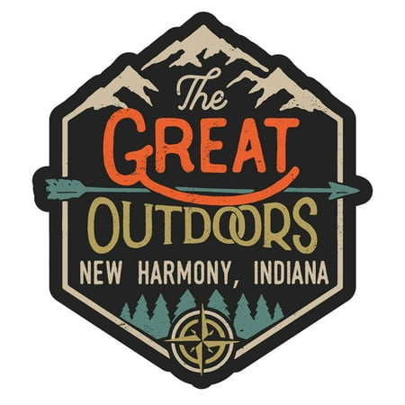 New Harmony Indiana The Great Outdoors Design 4-Inch Fridge Magnet
New Harmony Indiana The Great Outdoors Design 4-Inch Fridge Magnet