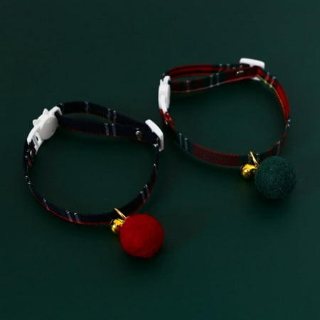 Christmas Cat Collar Set - Adjustable Breakaway Cat Collars with Bell & Pendant
Christmas Cat Collar Set - Adjustable Breakaway Cat Collars with Bell & Pendant