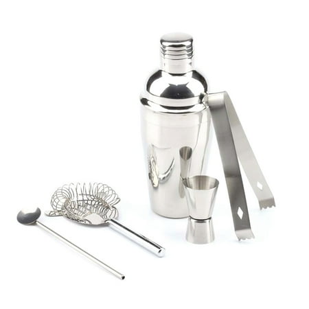 Bartender Kit 5-Piece Boston Cocktail Shaker Set for Mixed Drinks Martini Home Bar Tools Stainless Steel
Bartender Kit 5-Piece Boston Cocktail Shaker Set for Mixed Drinks Martini Home Bar Tools Stainless Steel