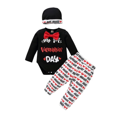 Fesfesfes Infant Baby Jumpsuit Boy Girl Valentine s Day Letter Romper Bodysuit+Hearts Pants Outfits Sale Tops on Clearance
Fesfesfes Infant Baby Jumpsuit Boy Girl Valentine s Day Letter Romper Bodysuit+Hearts Pants Outfits Sale Tops on Clearance