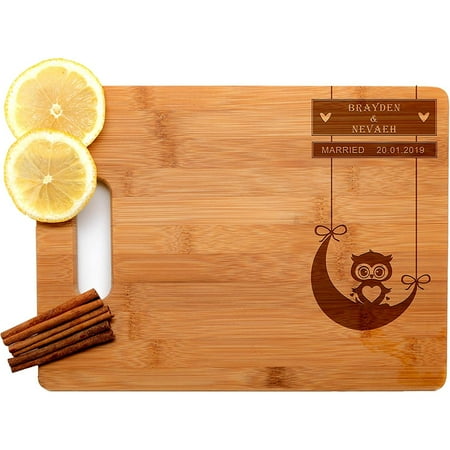 Personalized Cutting Board Wedding Gift Laser engraved cutting board Wedding Gift for couple Kitchen decor (13.75X8.75 CB-06)
Personalized Cutting Board Wedding Gift Laser engraved cutting board Wedding Gift for couple Kitchen decor (13.75X8.75 CB-06)