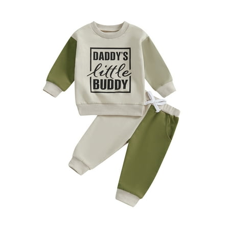 aturustex Toddler Baby Boys Casual Tracksuit Pants Outfits 0-3T Infant Long Sleeve Sweatshirts Crew Neck Pullovers Letters Print Tops with Elastic Waieat Suits Kids Spring Fall Daily Clothes
aturustex Toddler Baby Boys Casual Tracksuit Pants Outfits 0-3T Infant Long Sleeve Sweatshirts Crew Neck Pullovers Letters Print Tops with Elastic Waieat Suits Kids Spring Fall Daily Clothes