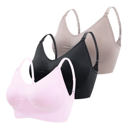 3 Pack Women Nursing Bra Soft Comfy Seamless Maternity Breastfeeding Underwear
3 Pack Women Nursing Bra Soft Comfy Seamless Maternity Breastfeeding Underwear