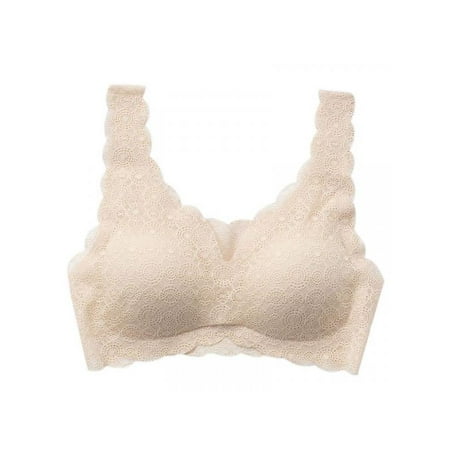 Sexy Lace Pieceless Sleep Bra No Steel Ring Removable Chest Pad Sports Bra
Sexy Lace Pieceless Sleep Bra No Steel Ring Removable Chest Pad Sports Bra