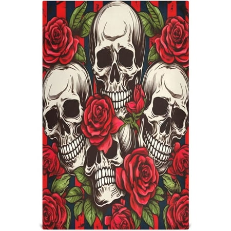 Anyway.go Beautiful Rose and Skull Kitchen Towel Set Highly Absorbent Quick Dry 4 Pack Kitchen Dishcloths Reusable Dish Rags Tea Towel 28 X 18 Inches B01C20023
Anyway.go Beautiful Rose and Skull Kitchen Towel Set Highly Absorbent Quick Dry 4 Pack Kitchen Dishcloths Reusable Dish Rags Tea Towel 28 X 18 Inches B01C20023