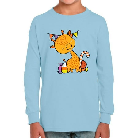 Cute Giraffe W Candy Long Sleeve Toddler -Image by Shutterstock 3 Toddler