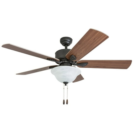 Prominence Home 50668-35 Berclair Traditional 52-Inch Aged Bronze Indoor Ceiling Fan LED Bowl Light with Chilled Gray / Chocolate Maple Blades
Prominence Home 50668-35 Berclair Traditional 52-Inch Aged Bronze Indoor Ceiling Fan LED Bowl Light with Chilled Gray / Chocolate Maple Blades