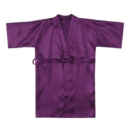 NIUREDLTD Satin Robes Silk Sleepwear Kimono Baby Kids Girls Clothes Toddler Bathrobe Girls Coat jacket Size 8 Purple
NIUREDLTD Satin Robes Silk Sleepwear Kimono Baby Kids Girls Clothes Toddler Bathrobe Girls Coat jacket Size 8 Purple
