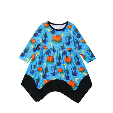 ZMHEGW Toddler Kids Girls Long Sleeve Cartoon Pumpkin Festival Pumpkins Printed Princess Dress Spring Clothing
ZMHEGW Toddler Kids Girls Long Sleeve Cartoon Pumpkin Festival Pumpkins Printed Princess Dress Spring Clothing