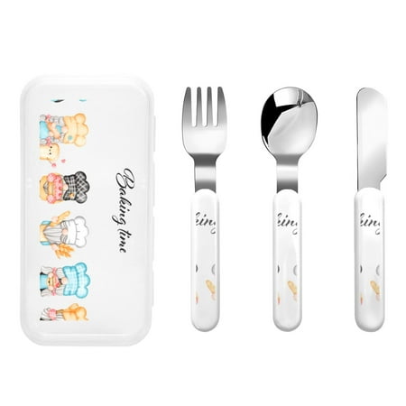 Easygdp Little Chef Gnome 3-Piece Flatware Set Kids Silverware Stainless Steel Toddler Kids Utensils Safe for Preschooler Children
Easygdp Little Chef Gnome 3-Piece Flatware Set Kids Silverware Stainless Steel Toddler Kids Utensils Safe for Preschooler Children