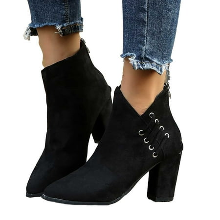 Womens Fashion Winter Large Size Boots For Boots Thick Soled Thick High Heels Pointed Short Boots Shoes Casual Vintage Cowboy boots Retro Cowgirl Boots for Women
Womens Fashion Winter Large Size Boots For Boots Thick Soled Thick High Heels Pointed Short Boots Shoes Casual Vintage Cowboy boots Retro Cowgirl Boots for Women