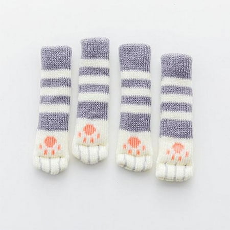 M4Pcs /Set Cute Cat Paw Table Chair Foot Leg Knit Cover Protector Socks Sleeve Protector Good Scalability Non-Slip Wear
M4Pcs /Set Cute Cat Paw Table Chair Foot Leg Knit Cover Protector Socks Sleeve Protector Good Scalability Non-Slip Wear