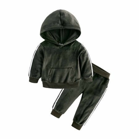Clearance!Holloyiver Boys Girls 2Pcs Velvet Hooded Tracksuit Toddler Kids Fleece Hoody Top + Sweatpants Sweatsuit Outfits Set
Clearance!Holloyiver Boys Girls 2Pcs Velvet Hooded Tracksuit Toddler Kids Fleece Hoody Top + Sweatpants Sweatsuit Outfits Set