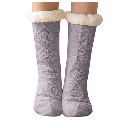 Knosfe Non-Slip Cozy Soft Casual Slipper Socks for Women Warm Thick Winter Fluffy Fuzzy Socks
Knosfe Non-Slip Cozy Soft Casual Slipper Socks for Women Warm Thick Winter Fluffy Fuzzy Socks