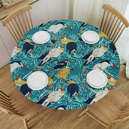 Sheronv 1718157085800966 Round Table Cover Stain Resistant Washable Indoor Outdoor Tablecloth Kitchen Dining Wedding Parties Waterproof 100% Polyester Fiber 54-58
Sheronv 1718157085800966 Round Table Cover Stain Resistant Washable Indoor Outdoor Tablecloth Kitchen Dining Wedding Parties Waterproof 100% Polyester Fiber 54-58