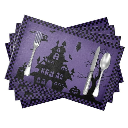 Halloween Placemats Table Decor 13*19 Inch Table Mats Treat or Trick Place Mats for Dining Table Halloween Party Decorations
Halloween Placemats Table Decor 13*19 Inch Table Mats Treat or Trick Place Mats for Dining Table Halloween Party Decorations