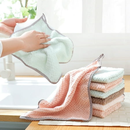 1PCS Kitchen Essentials Streak-Free Miracle Cleaning Cloths - Reusable Clearance Sales Today Deals Prime Home Rag Dish Cloth Water Absorption Thickening Pot Washing Towel Table Home Kitchen Green
1PCS Kitchen Essentials Streak-Free Miracle Cleaning Cloths - Reusable Clearance Sales Today Deals Prime Home Rag Dish Cloth Water Absorption Thickening Pot Washing Towel Table Home Kitchen Green