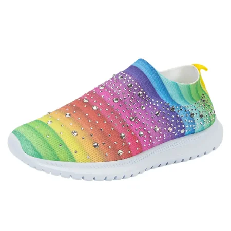 Yishow-A1 Rainbow Color Knitting Casual Sneakers Glitter Rhinestone Slip On Outdoor Walking Running Camping Tennis Shoes Women‘s Footwear
Yishow-A1 Rainbow Color Knitting Casual Sneakers Glitter Rhinestone Slip On Outdoor Walking Running Camping Tennis Shoes Women‘s Footwear