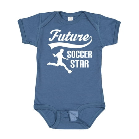 Inktastic Future Soccer Star Childs Sports Gift Baby Boy Bodysuit