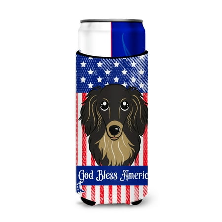 Carolines Treasures BB2143MUK Longhair Black and Tan Dachshund Michelob Ultra beverage Insulator for slim cans Slim
Carolines Treasures BB2143MUK Longhair Black and Tan Dachshund Michelob Ultra beverage Insulator for slim cans Slim