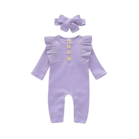 Baozhu Baby Girl s Solid Round Collar Long Sleeve One-pieces Romper Bodysuit +Hairband for 0-18 Months
Baozhu Baby Girl s Solid Round Collar Long Sleeve One-pieces Romper Bodysuit +Hairband for 0-18 Months