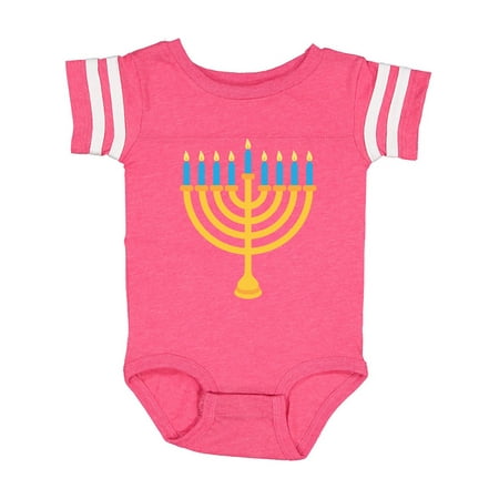 Inktastic Hanukkah Chanukah Menorah Gift Baby Boy or Baby Girl Bodysuit