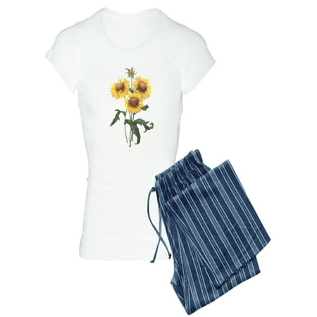 CafePress - Redoute Sunflowers - Women s Light Pajamas