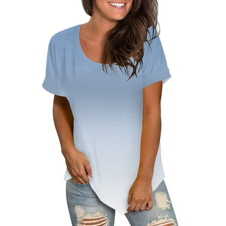 Striped Short Sleeve Womens Long Sleeve Shirts Short Sleeve Scrub Jackets Women Simple Fashion Multicolor Gradient Round Neck Casual Summer Shirts Women Woman S Long Sleeve Shirts Women s Long T Shirt
Striped Short Sleeve Womens Long Sleeve Shirts Short Sleeve Scrub Jackets Women Simple Fashion Multicolor Gradient Round Neck Casual Summer Shirts Women Woman S Long Sleeve Shirts Women s Long T Shirt