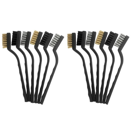 NUOLUX 12pcs Practical Scratch Brushes Durable Wire Brushes Cleaning Welding Toothbrush
NUOLUX 12pcs Practical Scratch Brushes Durable Wire Brushes Cleaning Welding Toothbrush