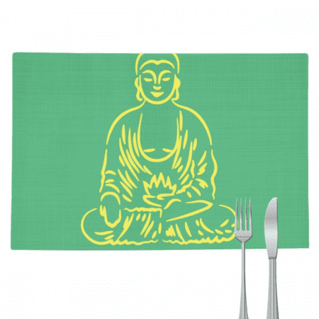 green en blessing portrait meditation placemat pad kitchen woven heat resistant cushion rectangle
green en blessing portrait meditation placemat pad kitchen woven heat resistant cushion rectangle