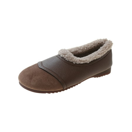 Oucaili Ladies Fashion Slip On Loafers Party Cozy Flats Comfort Fleece Flat Shoes Brown 7.5
Oucaili Ladies Fashion Slip On Loafers Party Cozy Flats Comfort Fleece Flat Shoes Brown 7.5