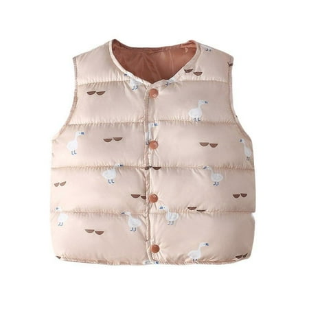Patgoal Spring Autumn Warm Vest Jacket For Kids Cartoon Boys Girls Outerwear Vest Coat Children Cotton Waistcoat Light Thin Clothes
Patgoal Spring Autumn Warm Vest Jacket For Kids Cartoon Boys Girls Outerwear Vest Coat Children Cotton Waistcoat Light Thin Clothes
