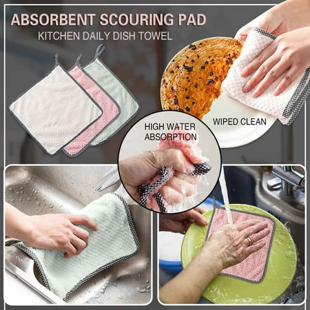 NEGJ Non-Stick Oil Kitchen Kitchen Daily 9PCS Absorbent Dish Rag Towel Dish Cloth Kitchen,Dining & Bar
NEGJ Non-Stick Oil Kitchen Kitchen Daily 9PCS Absorbent Dish Rag Towel Dish Cloth Kitchen,Dining & Bar