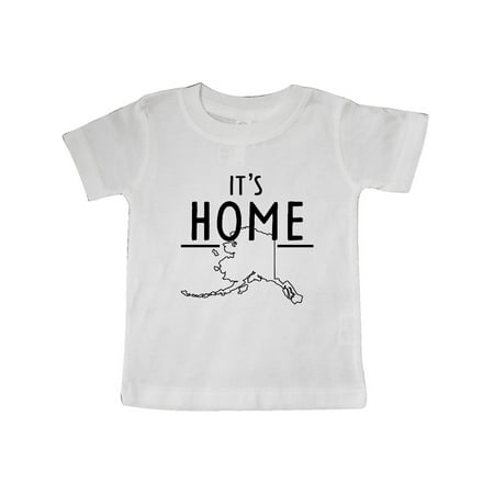 Inktastic It s Home- Alaska State Outline Gift Baby Boy or Baby Girl T-Shirt