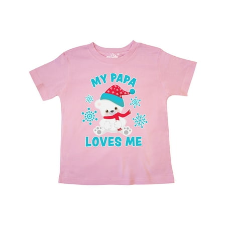 Inktastic Polar Bear My Papa Loves Me in Santa Hat with Snowflakes Gift Toddler Boy or Toddler Girl T-Shirt
Inktastic Polar Bear My Papa Loves Me in Santa Hat with Snowflakes Gift Toddler Boy or Toddler Girl T-Shirt
