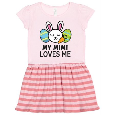 Inktastic My Mimi Loves Me with Bunny and Easter Eggs Gift Toddler Girl Dress
Inktastic My Mimi Loves Me with Bunny and Easter Eggs Gift Toddler Girl Dress