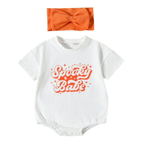 SXcggal Girls Boys Short Sleeve Letter Prints Romper Bodysuits Headbands Set Comfortable Fashionable Beautiful Jumpsuit
SXcggal Girls Boys Short Sleeve Letter Prints Romper Bodysuits Headbands Set Comfortable Fashionable Beautiful Jumpsuit